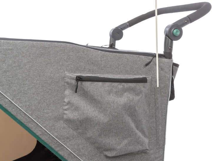 TRIXIE Fahrradanhänger mit Rampe